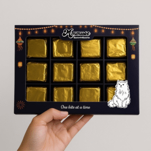 12 Cubes Assorted Chocolate Box (Festive Edition)